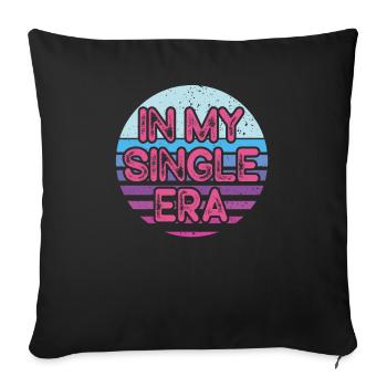 Funny Single Love Humor: The Perfect - Sofa pillowcase 17,3'' x 17,3'' (45 x 45 cm) - black - Front