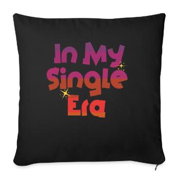 Funny Single Love Humor: The Perfect - Sofa pillowcase 17,3'' x 17,3'' (45 x 45 cm) - black - Front