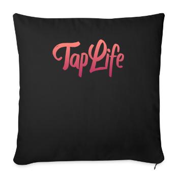 Sirop d’érable Tapper Hommes Femmes Automne - Housse de coussin décorative 45 x 45 cm - noir - Devant