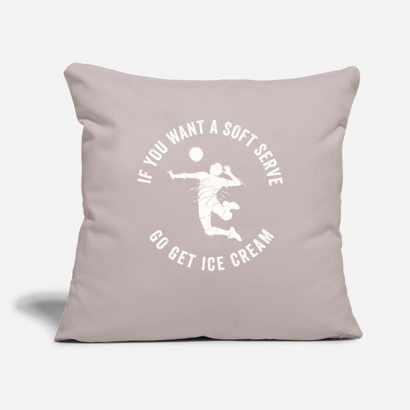 Si vous voulez une portion molle, procurez-vous de la crème glacée Housse de coussin décorative 45 x 45 cm