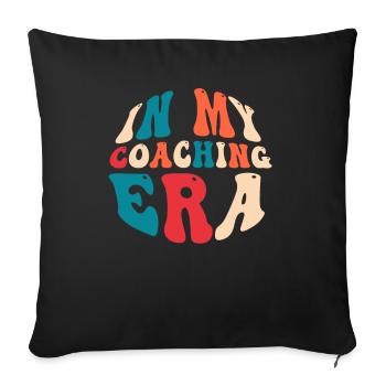 Proud Coach Apparel - Best Coach, Team - Sofa pillowcase 17,3'' x 17,3'' (45 x 45 cm) - black - Front