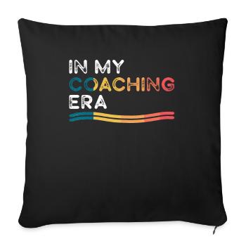 Proud Coach Apparel - Best Coach, Team - Sofa pillowcase 17,3'' x 17,3'' (45 x 45 cm) - black - Front