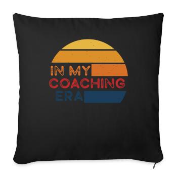 Proud Coach Apparel - Best Coach, Team - Sofa pillowcase 17,3'' x 17,3'' (45 x 45 cm) - black - Front