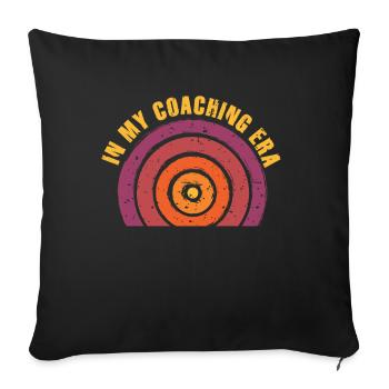 Proud Coach Apparel - Best Coach, Team - Sofa pillowcase 17,3'' x 17,3'' (45 x 45 cm) - black - Front