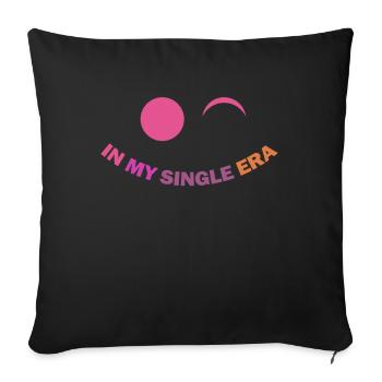 Funny Single Love Humor: The Perfect - Sofa pillowcase 17,3'' x 17,3'' (45 x 45 cm) - black - Front