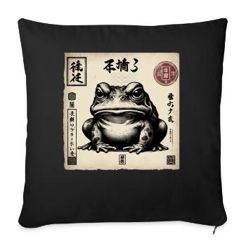 Classic Silhouette Animal Lover Pet Owner - Sofa pillowcase 17,3'' x 17,3'' (45 x 45 cm) - black - Front