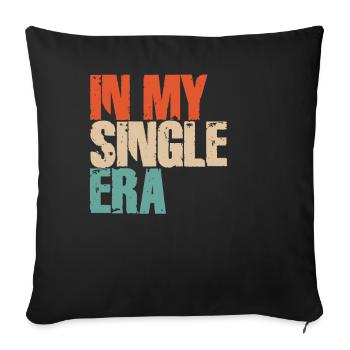 Funny Single Love Humor: The Perfect - Sofa pillowcase 17,3'' x 17,3'' (45 x 45 cm) - black - Front