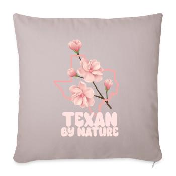 Wildflower Fields Wildflowers Bluebonnet - Sofa pillowcase 17,3'' x 17,3'' (45 x 45 cm) - light taupe - Front