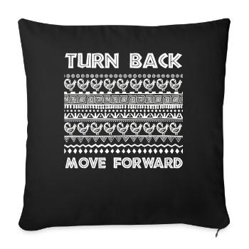 Sankofa Symbol Adinkra Ghana Black - Sofa pillowcase 17,3'' x 17,3'' (45 x 45 cm) - black - Front
