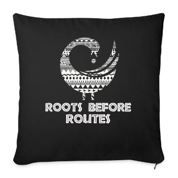 Sankofa Symbol Adinkra Ghana Black - Sofa pillowcase 17,3'' x 17,3'' (45 x 45 cm) - black - Front