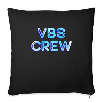 VBS Colorful Bible Vacation School Love - Sofa pillowcase 17,3'' x 17,3'' (45 x 45 cm) - black - Front