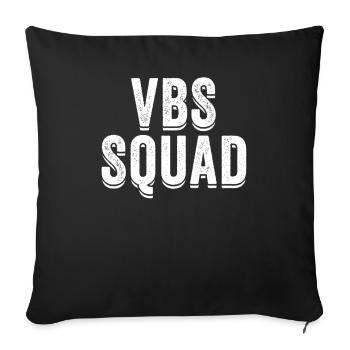 VBS Summer Love Squad Christian Bible - Sofa pillowcase 17,3'' x 17,3'' (45 x 45 cm) - black - Front