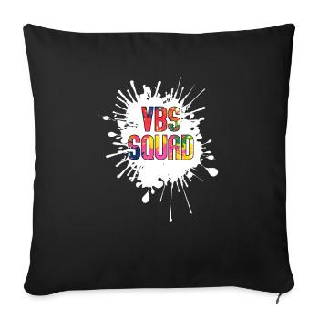 VBS Summer Love Squad Christian Bible - Sofa pillowcase 17,3'' x 17,3'' (45 x 45 cm) - black - Front