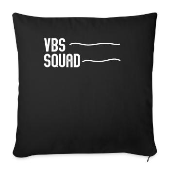 VBS Summer Love Squad Christian Bible - Sofa pillowcase 17,3'' x 17,3'' (45 x 45 cm) - black - Front