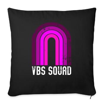 VBS Summer Love Squad Christian Bible - Sofa pillowcase 17,3'' x 17,3'' (45 x 45 cm) - black - Front