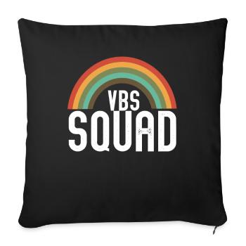 VBS Summer Love Squad Christian Bible - Sofa pillowcase 17,3'' x 17,3'' (45 x 45 cm) - black - Front