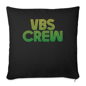 VBS Colorful Bible Vacation School Love - Sofa pillowcase 17,3'' x 17,3'' (45 x 45 cm) - black - Front