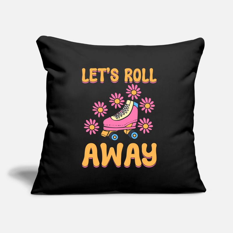Coole Rollschuhe Eisbahn Sofakissenbezug 45 x 45 cm