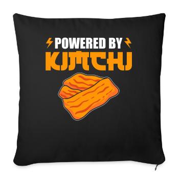 Powered By Kimchi Kimchi-Liebhaber - Sofakissenbezug 45 x 45 cm - Schwarz - Vorne