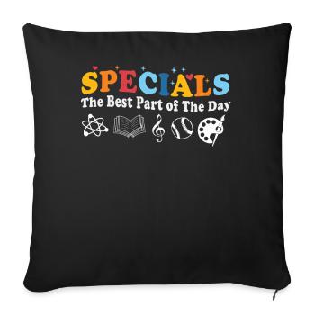 Spéciaux La meilleure partie de la journée - Housse de coussin décorative 45 x 45 cm - noir - Devant