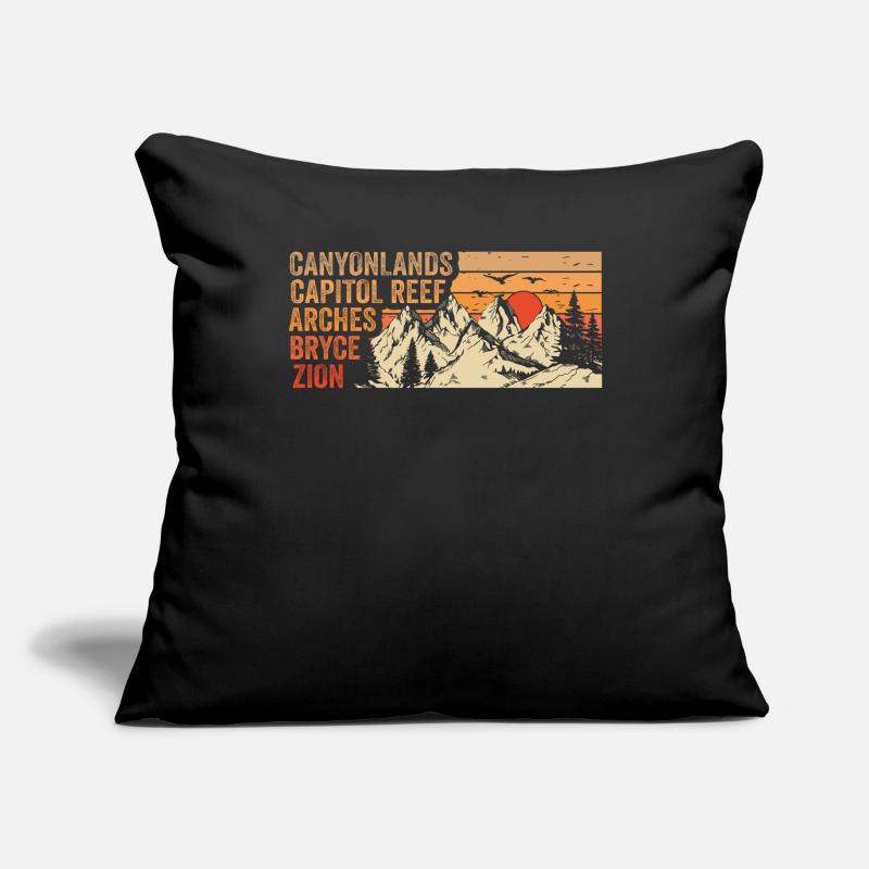 Explore Utah National Parks Mountains Sofa pillowcase 17,3'' x 17,3'' (45 x 45 cm)