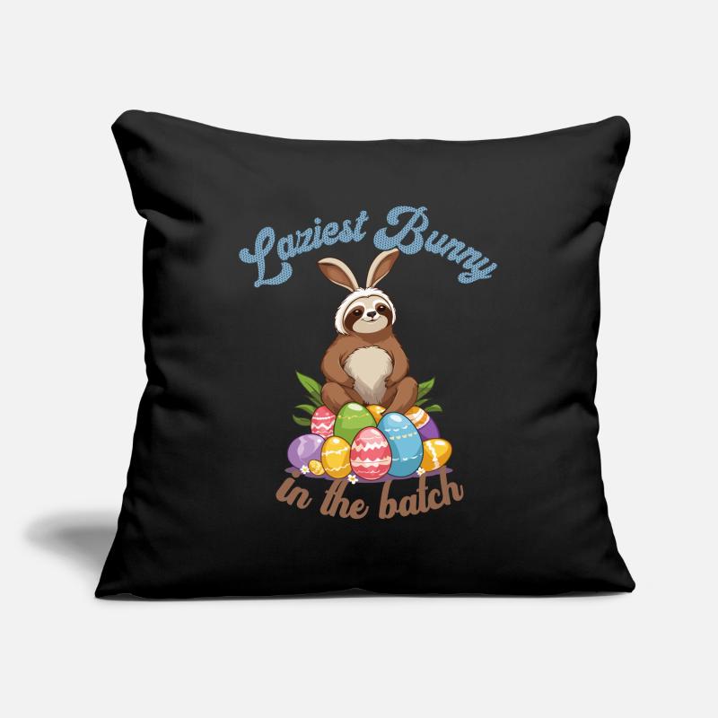 Funny Saying Sloth Easter Bunny Sweet Easter Sofa pillowcase 17,3'' x 17,3'' (45 x 45 cm)