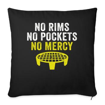 No Rims No Pockets No Mercy Spike Ball - Sofa pillowcase 17,3'' x 17,3'' (45 x 45 cm) - black - Front