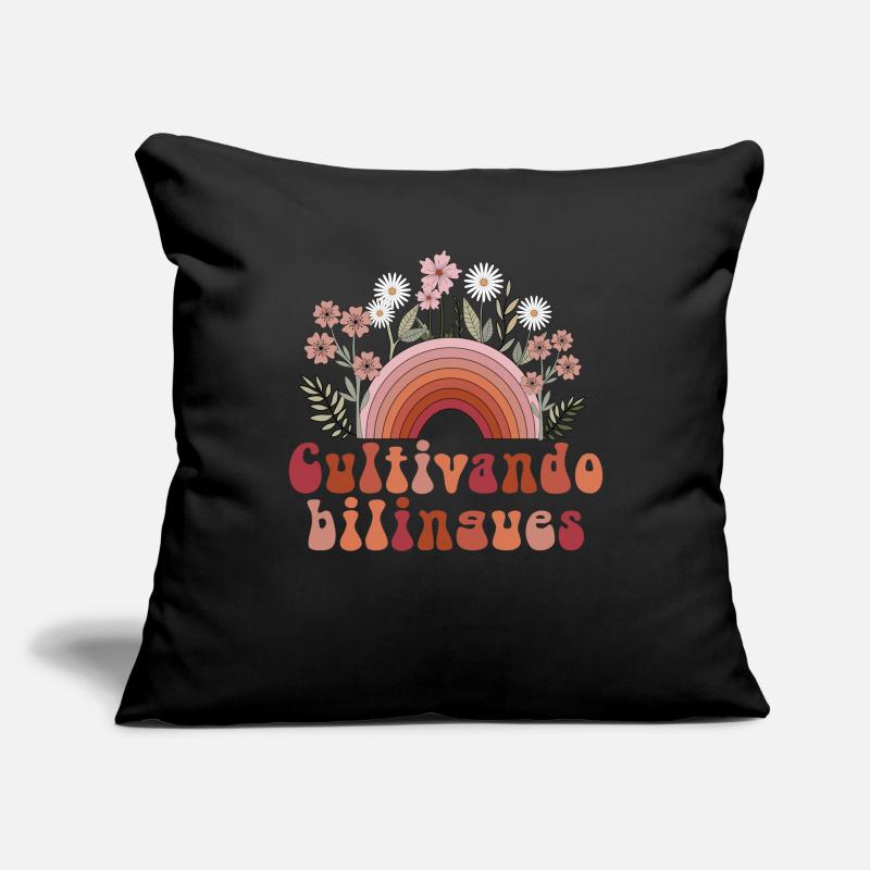 Cultivando Bilingües Spanischlehrer Sofakissenbezug 45 x 45 cm