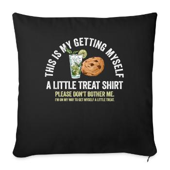 Creamy Sundae Dessert Don't Bother Me - Sofa pillowcase 17,3'' x 17,3'' (45 x 45 cm) - black - Front
