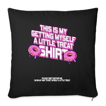 Creamy Sundae Dessert Don't Bother Me - Sofa pillowcase 17,3'' x 17,3'' (45 x 45 cm) - black - Front