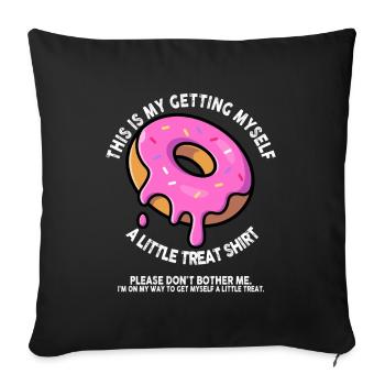 Creamy Sundae Dessert Don't Bother Me - Sofa pillowcase 17,3'' x 17,3'' (45 x 45 cm) - black - Front