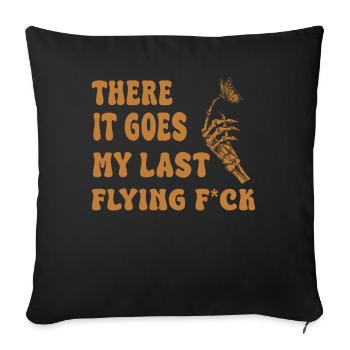 There It Goes My Last Flying F - Sofa pillowcase 17,3'' x 17,3'' (45 x 45 cm) - black - Front