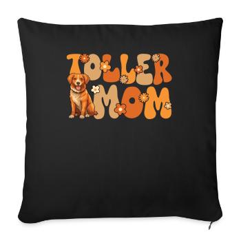 Nova Scotia Duck Tolling Retriever Groovy Toller - Sofa pillowcase 17,3'' x 17,3'' (45 x 45 cm) - black - Front