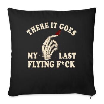 There It Goes My Last Flying F - Sofa pillowcase 17,3'' x 17,3'' (45 x 45 cm) - black - Front