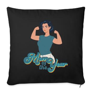 Mother of the Year Great Mom Funny Mom - Sofa pillowcase 17,3'' x 17,3'' (45 x 45 cm) - black - Front