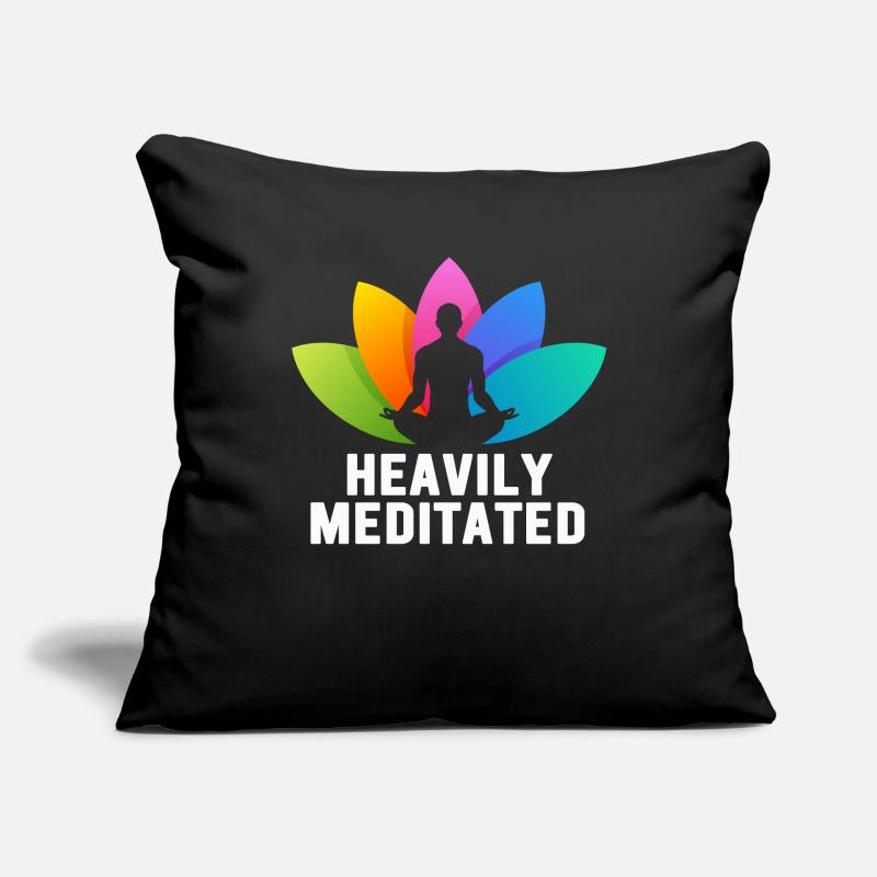 Heavily Meditated Sofa pillowcase 17,3'' x 17,3'' (45 x 45 cm)