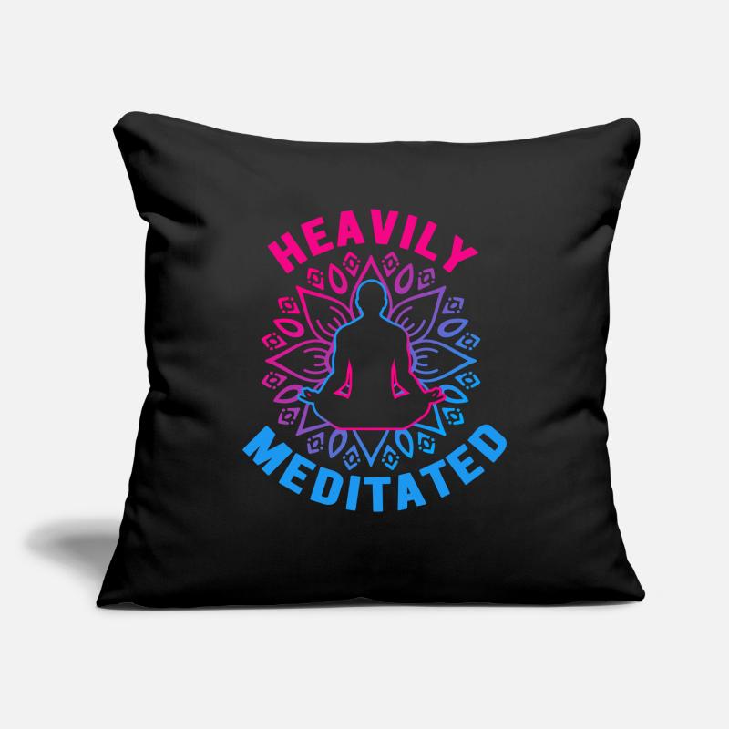 Heavily Meditated Sofa pillowcase 17,3'' x 17,3'' (45 x 45 cm)