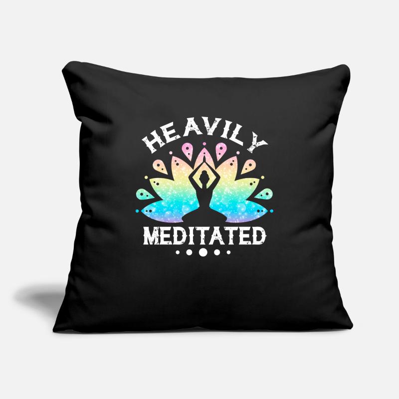 Heavily Meditated Sofa pillowcase 17,3'' x 17,3'' (45 x 45 cm)