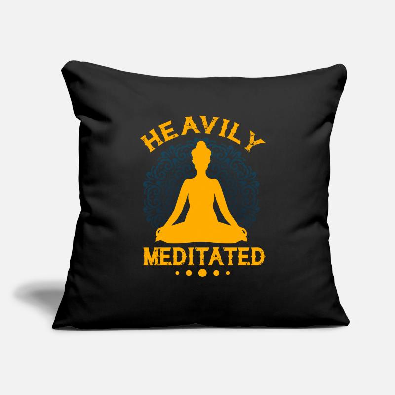 Heavily Meditated Sofa pillowcase 17,3'' x 17,3'' (45 x 45 cm)