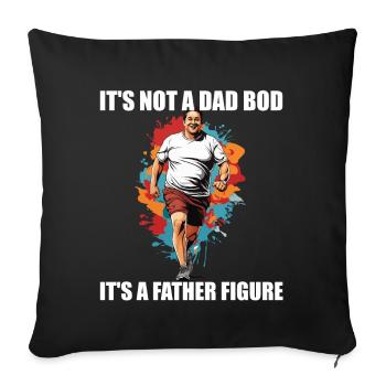 Humorous Father Saying Perfect Style - Sofa pillowcase 17,3'' x 17,3'' (45 x 45 cm) - black - Front