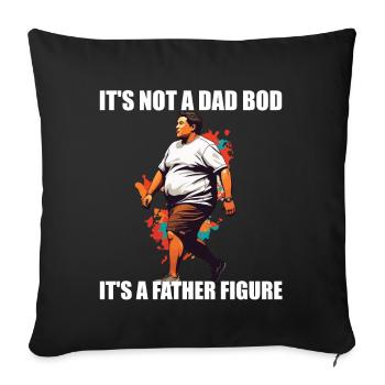 Humorous Father Saying Perfect Style - Sofa pillowcase 17,3'' x 17,3'' (45 x 45 cm) - black - Front