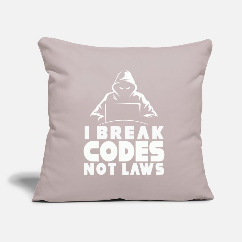 Ethical Hacker Cybersecurity Expertise Sofa pillowcase 17,3'' x 17,3'' (45 x 45 cm)