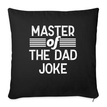 Funny Father Perfect Father's Day Design Style - Sofa pillowcase 17,3'' x 17,3'' (45 x 45 cm) - black - Front