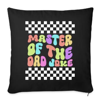 Drôle Papa Style Parfait Papa Anniversaire - Housse de coussin décorative 45 x 45 cm - noir - Devant