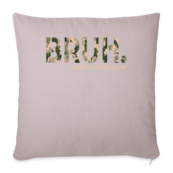 Bruh Formerly Known As Dad - Sofa pillowcase 17,3'' x 17,3'' (45 x 45 cm) - light taupe - Front