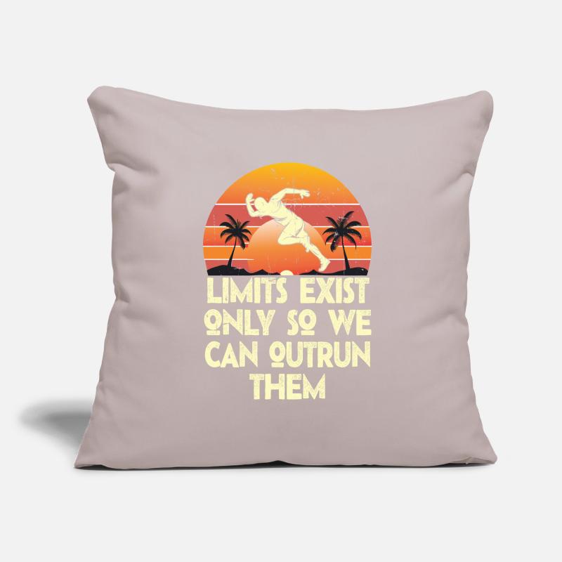 Limits Exist Only So We Can Outrun Them Sofa pillowcase 17,3'' x 17,3'' (45 x 45 cm)
