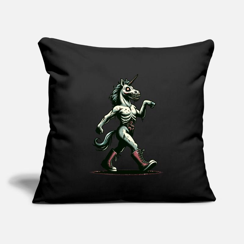 Zombie Einhorn Untotes Mystisches Wesen Sofakissenbezug 45 x 45 cm
