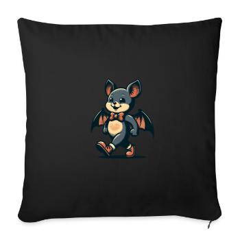 Funny Halloween Party Spooky Season - Sofa pillowcase 17,3'' x 17,3'' (45 x 45 cm) - black - Front