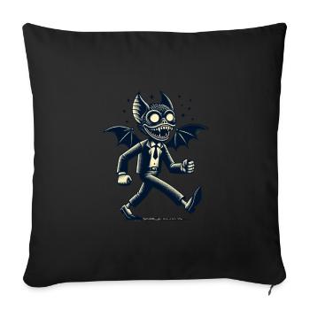 Funny Halloween Party Spooky Season - Sofa pillowcase 17,3'' x 17,3'' (45 x 45 cm) - black - Front