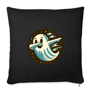 Funny Halloween Party Spooky Haunted Season - Sofa pillowcase 17,3'' x 17,3'' (45 x 45 cm) - black - Front